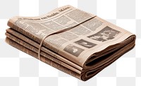 PNG Newspaper white background publication investment. AI generated Image by rawpixel.