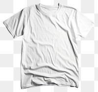 PNG  White t shirt t-shirt white background coathanger. AI generated Image by rawpixel.
