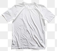 PNG  White t shirt t-shirt sleeve white background. AI generated Image by rawpixel.