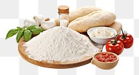 PNG Pizza ingredients vegetable tomato powder.