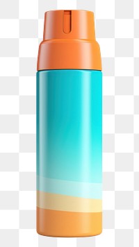 PNG Sun screen bottle white background drinkware container. 