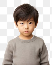 PNG Asian little boy portrait people child.