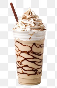 PNG Frappuccino milkshake dessert drink.