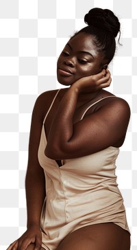 PNG Woman with vitiligo portrait adult photo.