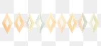 PNG Rhombuses as divider watercolour illustration backgrounds pattern white background.