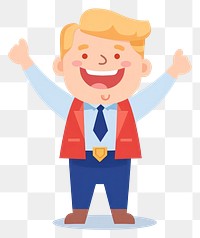 PNG Architect man cartoon white background achievement. AI generated Image by rawpixel.