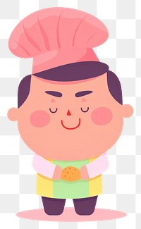 PNG Chef cartoon standing portrait. AI generated Image by rawpixel.