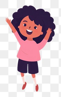 PNG Diversity kids happy together cartoon drawing child. AI generated Image by rawpixel.