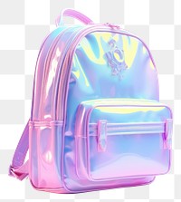 PNG  School bag backpack white background translucent.