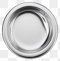 PNG Circle melting dripping silver metal white background.