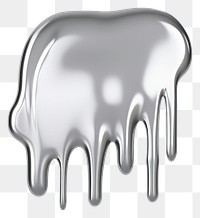 PNG Sun melting dripping silver white background aluminium.