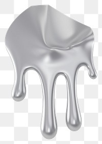 PNG Cheese melting dripping silver white background appliance.