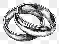 PNG  Ring jewelry drawing silver.