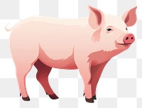 PNG Pig livestock animal mammal. AI generated Image by rawpixel.