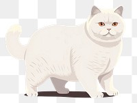 PNG British Shorthair walk animal mammal pet. AI generated Image by rawpixel.