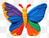 PNG  Plasticine of butterfly craft art confectionery.