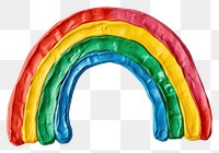 PNG  Plasticine of rainbow toy creativity horseshoe.