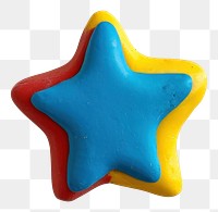 PNG  Plasticine of star dessert cookie icing.