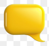 PNG Speech bubble turquoise circle yellow.