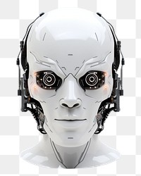PNG Head robot electronics technology futuristic.