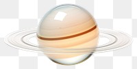 PNG  Saturn sphere planet simplicity.