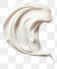 PNG  White beauty cream white white background dessert. AI generated Image by rawpixel.