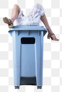 PNG Legs lying on a trash can adult portrait barefoot.