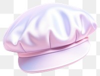 PNG  Beret hat pink white background xiaolongbao. AI generated Image by rawpixel.