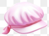 PNG  Beret hat pink xiaolongbao headwear. AI generated Image by rawpixel.