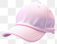 PNG  Pink cap white background headgear. AI generated Image by rawpixel.