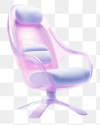 PNG Gaming chair furniture armchair pink. 