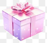 PNG  Gift box pink white background. AI generated Image by rawpixel.
