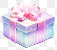 PNG  Gift pink box white background. AI generated Image by rawpixel.