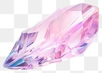 PNG  Crystal gemstone amethyst mineral. AI generated Image by rawpixel.