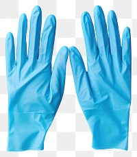 PNG  Medical gloves turquoise clothing apparel. AI generated Image by rawpixel.