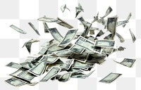 PNG  100 American dollars backgrounds money white background