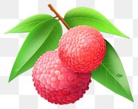PNG Lyche raspberry fruit plant.