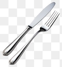 PNG  Knife and fork crossed spoon blade white background. AI generated Image by rawpixel.