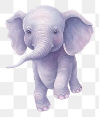 PNG Cute elephant wildlife animal mammal. AI generated Image by rawpixel.