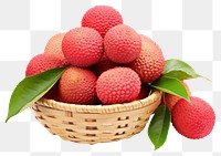PNG Lychee fruit strawberry basket.