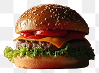PNG  Burger burger food hamburger. AI generated Image by rawpixel.