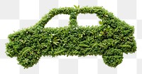 PNG Car shape made from Plant plant green vegetable.