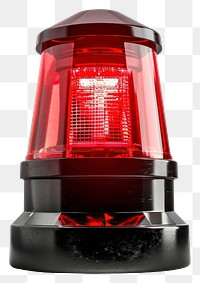PNG Strobe light Strobe beacon Red red white background illuminated. AI generated Image by rawpixel.