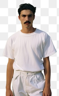 PNG Mexican man with Mustache photography portrait t-shirt.