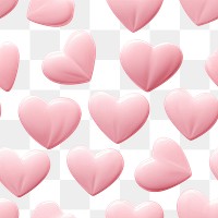 PNG Heart-shaped soap backgrounds pattern confectionery.