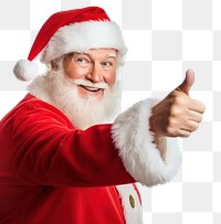 PNG Santa Claus christmas pointing smiling.