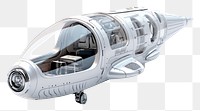 PNG Spaceship aircraft vehicle white background.
