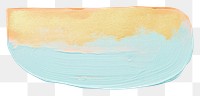PNG Baby blue mix peach painting white background turquoise.
