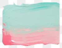 PNG Teal mix pink abstract Acrylic paint brush backgrounds painting white background.