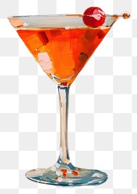 PNG Cocktail martini drink beverage.
